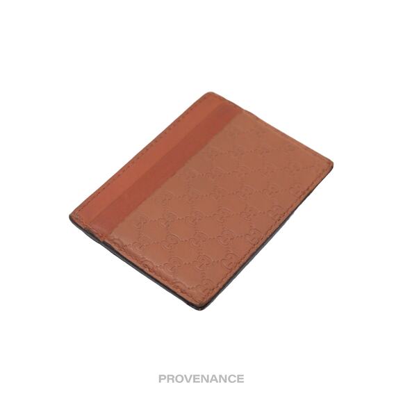 🔴 Gucci Card Holder Wallet - Peach MicroGuccissima Leather - Picture 6 of 6